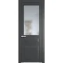 Межкомнатная дверь 1.5.3PD графит остеклённая