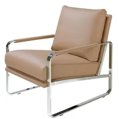 Кресло Angel Cerda 5046 из экокожи цвета норки