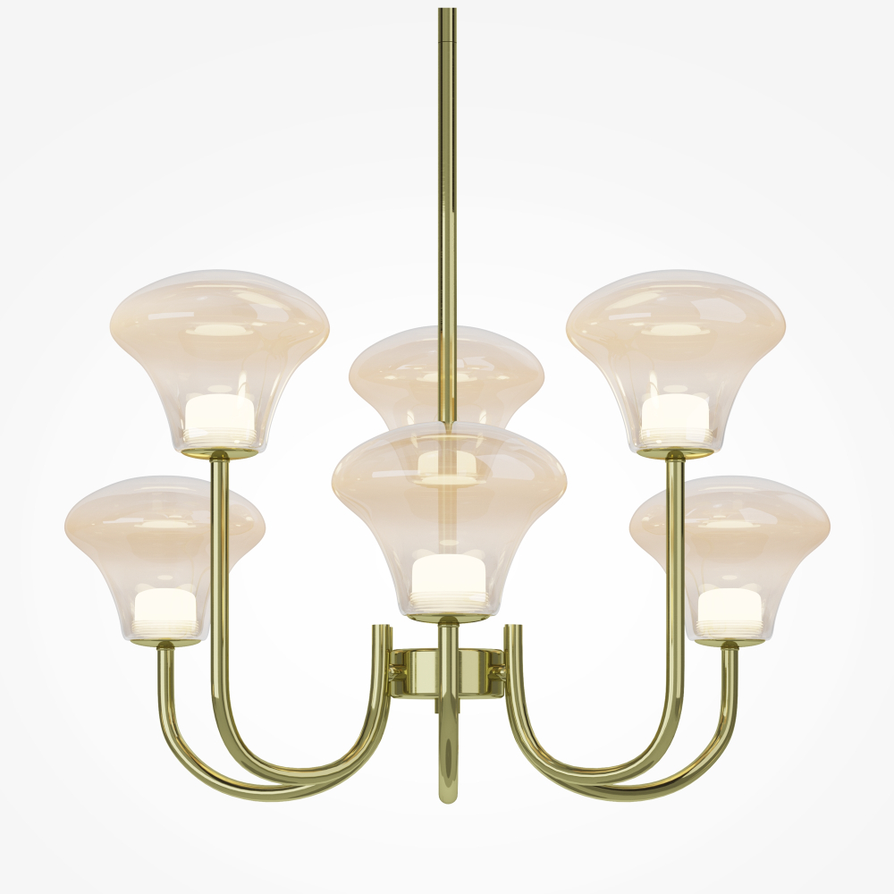 Подвесная светодиодная люстра Maytoni Dynasty MOD402PL-L20BS3K