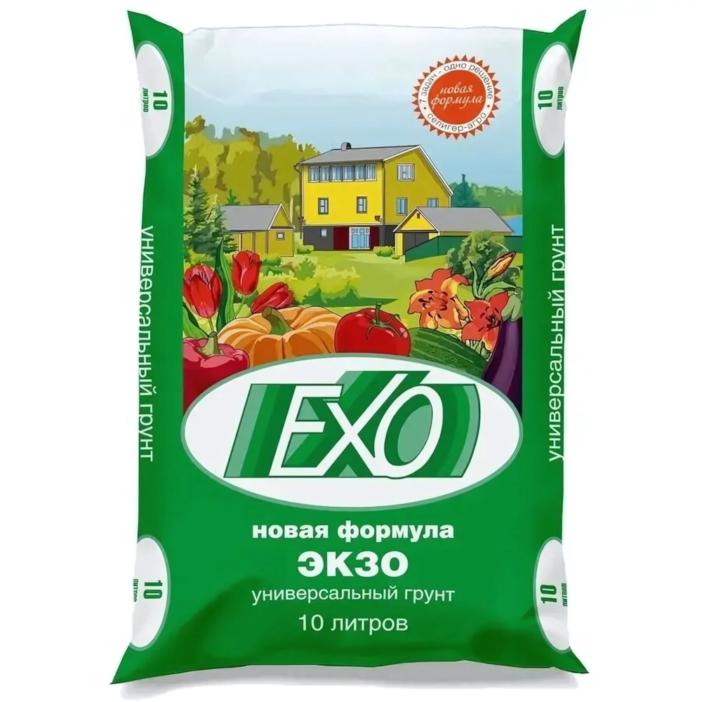 Торфяной грунт Экзо Новая Формула 10 л