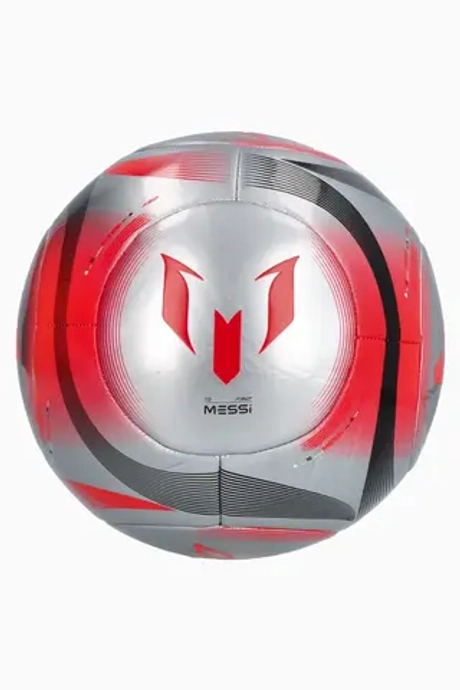 Футбольный мяч adidas Messi Club размер 5 - серебряный