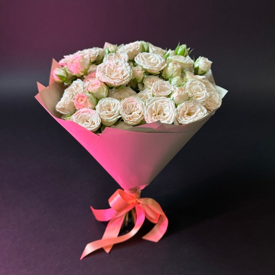 Flower bouquet of 15 spray roses Roslin