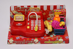 Игровой набор "Касса с микрофоном" свет/звук, 25,5*12*11,5см. 009A