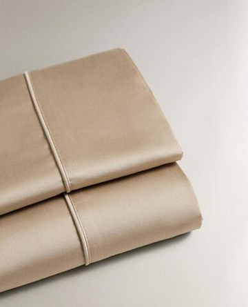 ZARA HOME (500 НИТЕЙ) САТИНОВАЯ ПРОСТЫНЯ, СЕРЫЙ