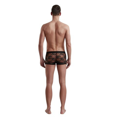 Мужские трусы-хипсы с кружевом Doreanse Black Lace (Размер: L) (Цвет: черный)