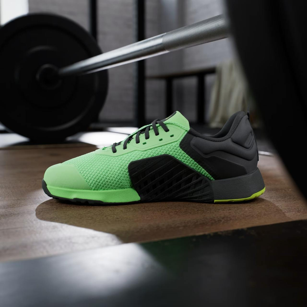 Кроссовки Adidas Dropset 3 (Черно-Салатовые)