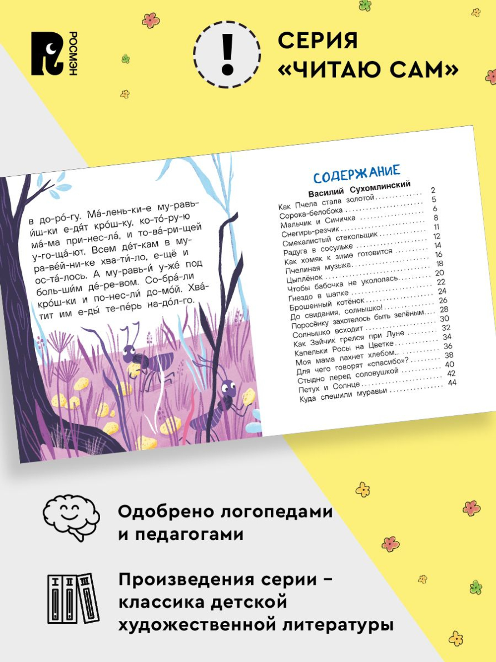 Простые рассказы для первого чтения (по слогам)