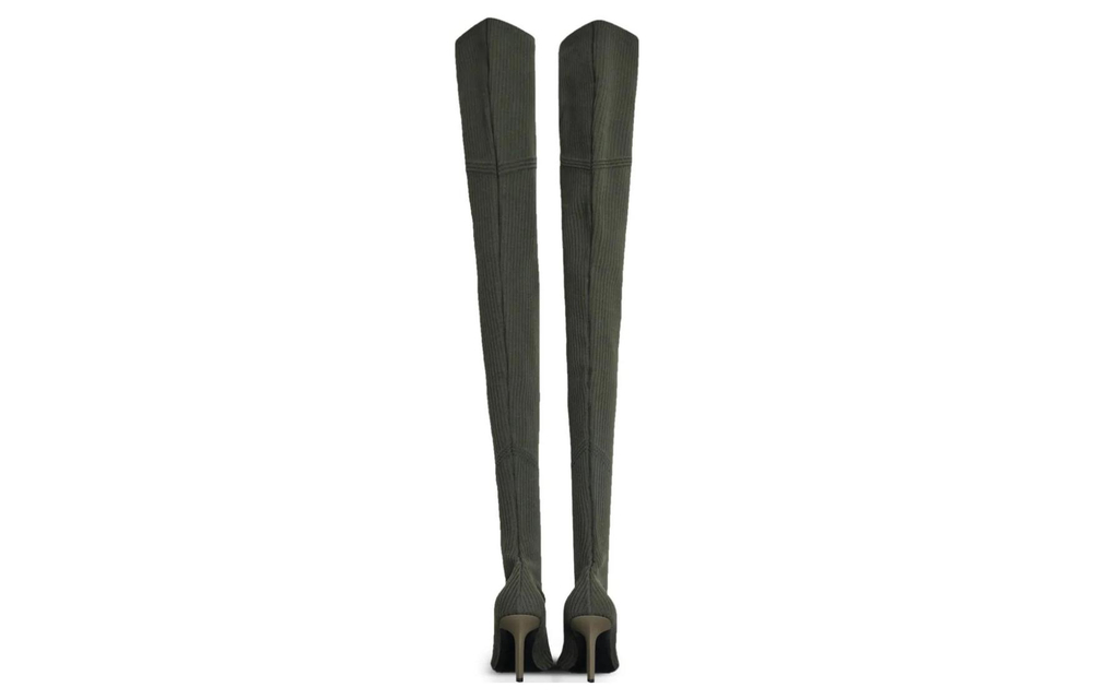 DION LEE Over the knee Boots Women"s Green