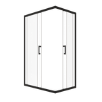 Душевая Ширма Triton Фикс-Блэк 120х80