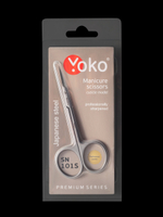 Ножницы Yoko SN 101 S для кутикулы с изогнутыми ручками серия Premium