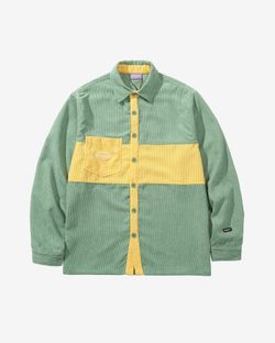 Рубашка Velvet Button Зеленая