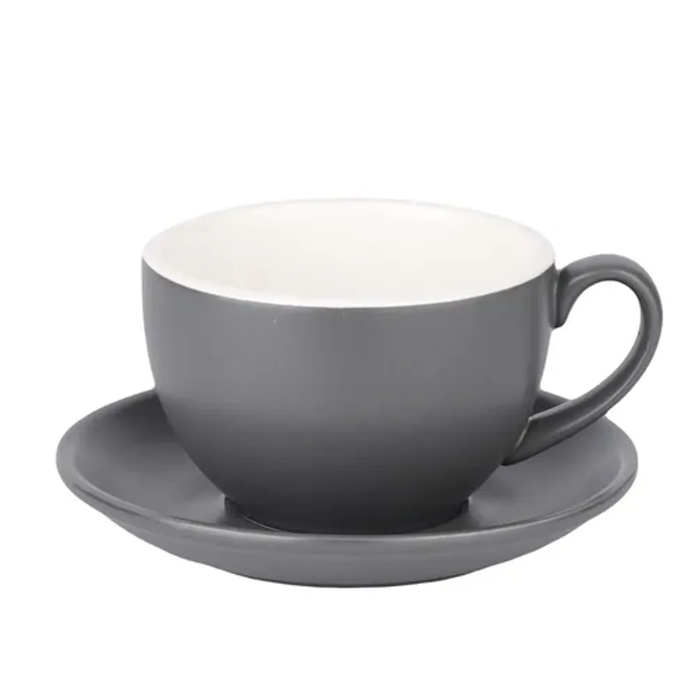 Чайная пара 370 мл серая матовая d 10,9 см h7,2 см Barista (Бариста) P.L. Proff Cuisine [6]