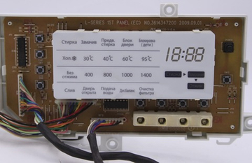 Модуль индикации стиральной машины Daewoo D-LD1412NPB