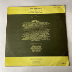 Винтажная виниловая пластинка LP Menuhin Иегуди Менухин, Beethoven Бетховен, Gewandhausorchester Leipzig, Kurt Masur, Violinkonzert (ГДР 1983)