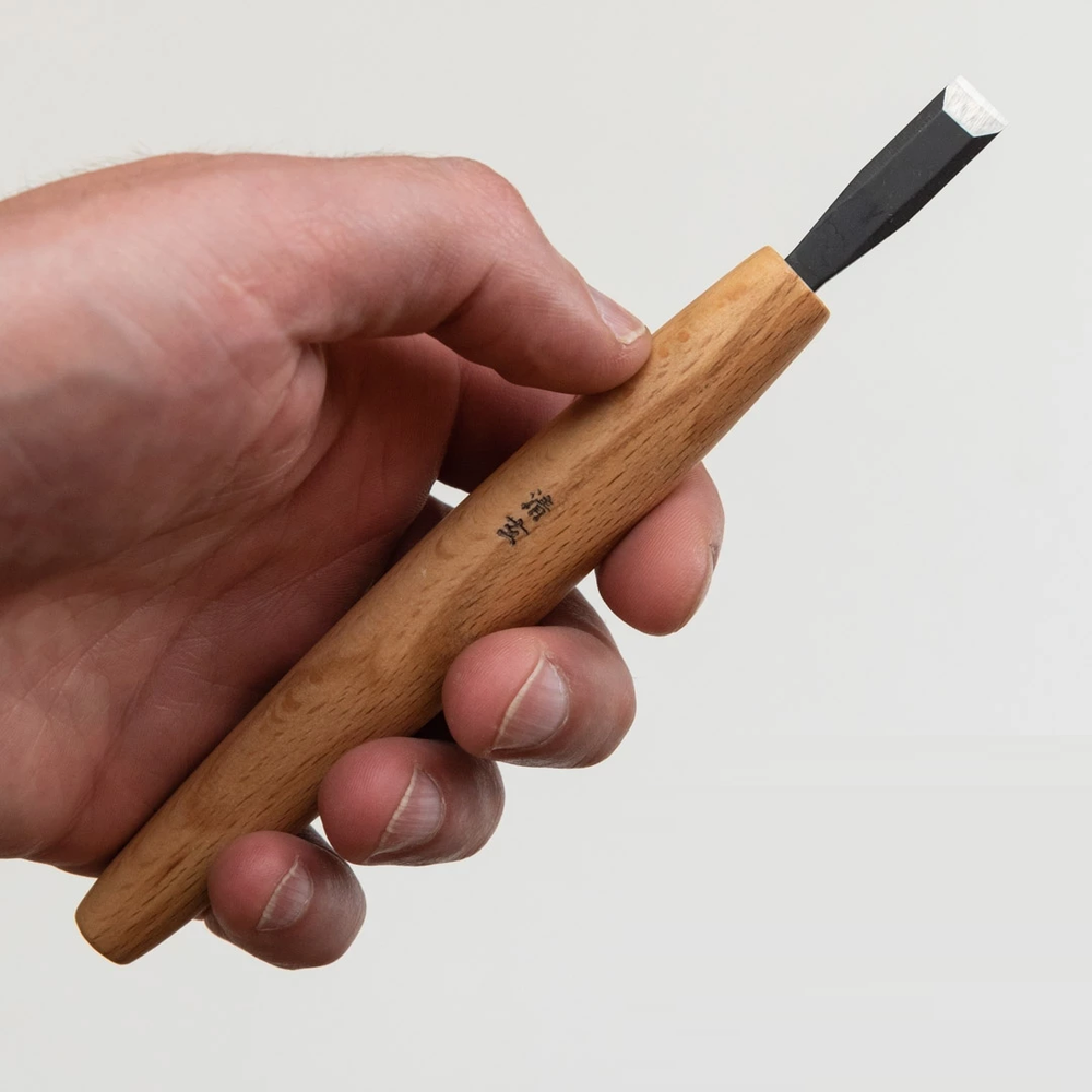 Стамеска японская для резьбы по дереву Miki Tool Seigen N 2, плоская 9 мм М00019859