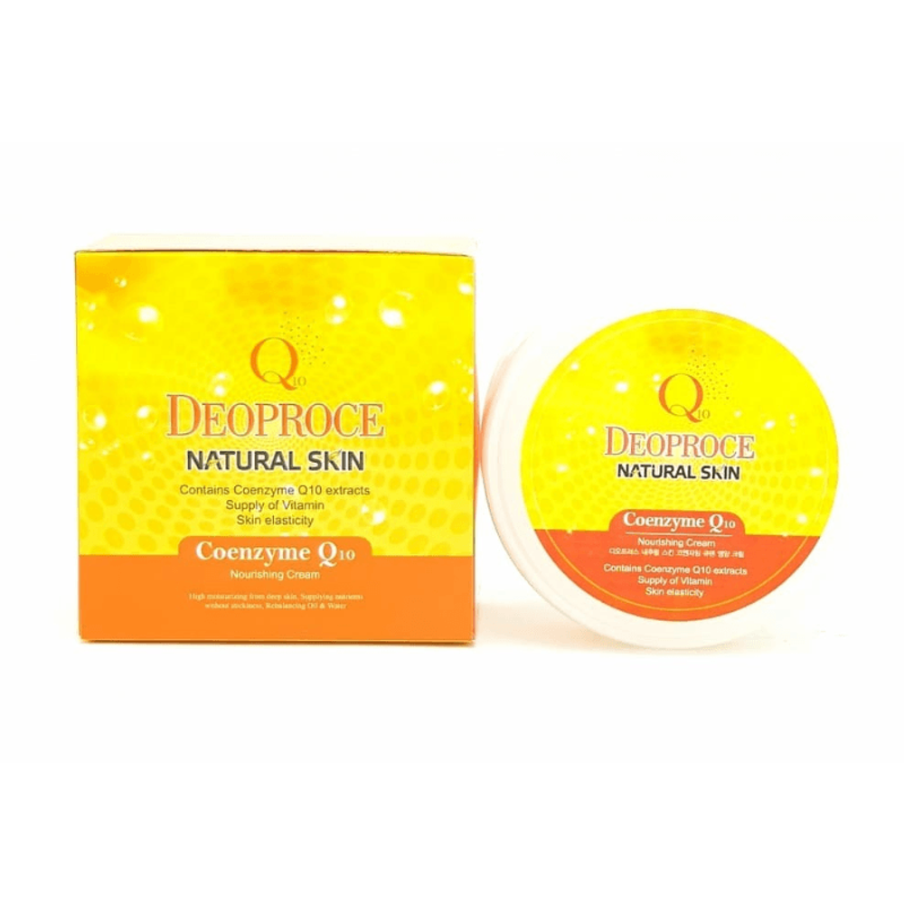 Крем для лица и тела с коэнзим Q10 Deoproce Natural Skin Coenzyme Q10 Nourishing Cream 100 мл