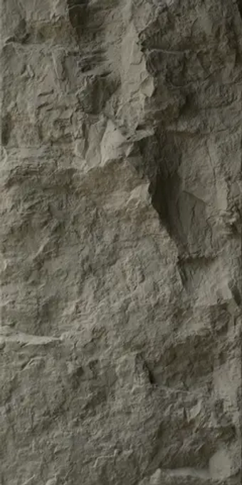 НЛ-04, Полиуретановая панель под камень, Серый / PU ROCK STONE CLEAR WATER GREY HL-04