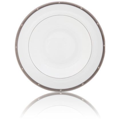 Тарелка суповая Noritake Рочель платиновый кант 21.5см