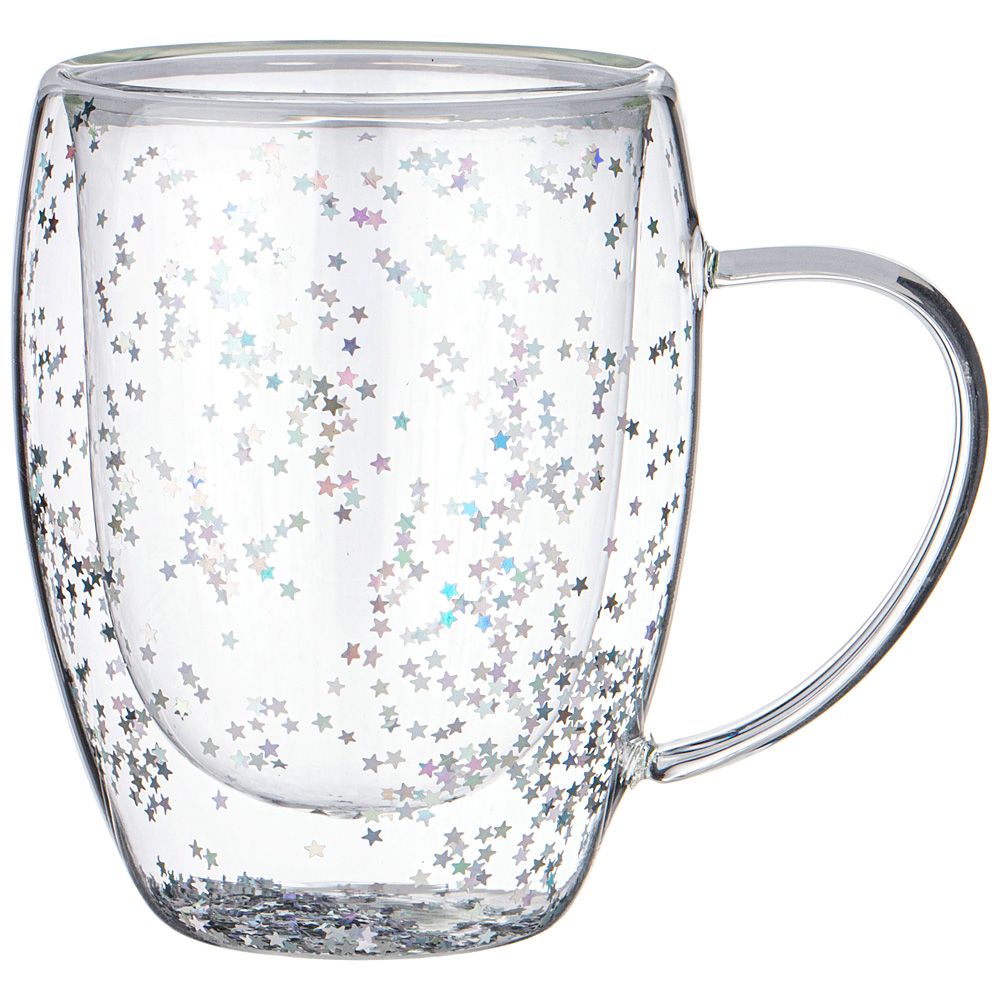 КРУЖКА С ДВОЙНЫМИ СТЕНКАМИ "MAGIC SILVER" 320 МЛ (КОР=48ШТ.)