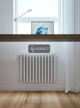 Axxinot Mono V 800 - вертикальный трубчатый радиатор высотой 800 мм, белый
