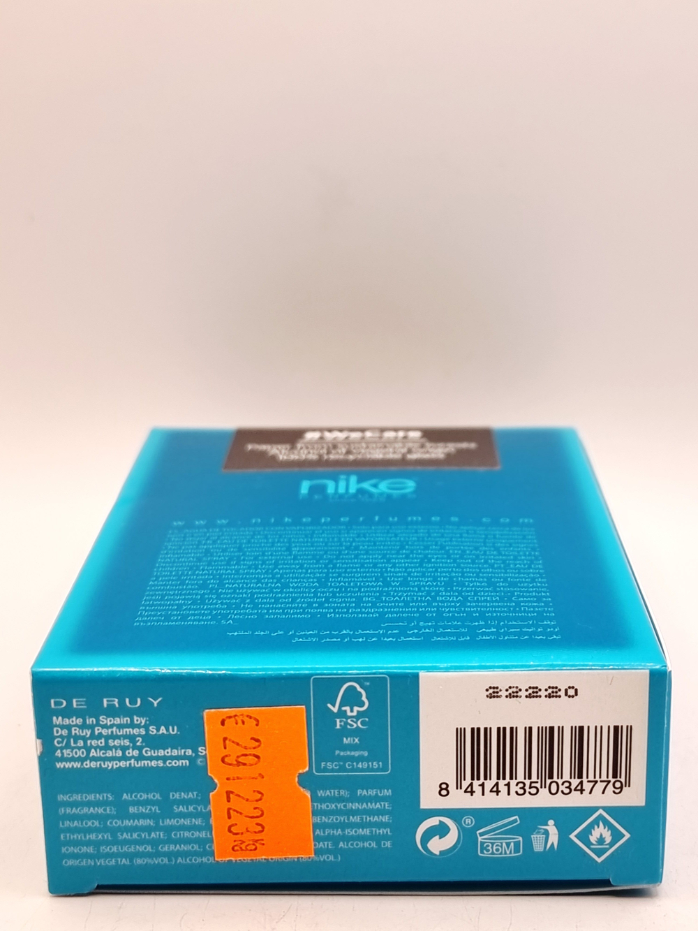 Мужская туалетная вода Nike Turquoise Vibes 30 мл (Из Эстонии)