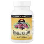 Source Naturals, Resveratrol 200™, 60 таблеток