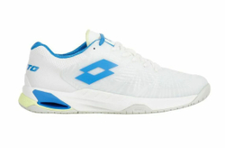 Теннисные кроссовки Lotto Mirage 100 II SPD - all white/dodgers blue/sunny lime