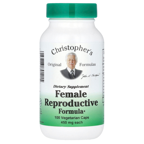 Christopher's Original Formulas, формула для женской репродуктивной системы, 100 вегетарианских капсул