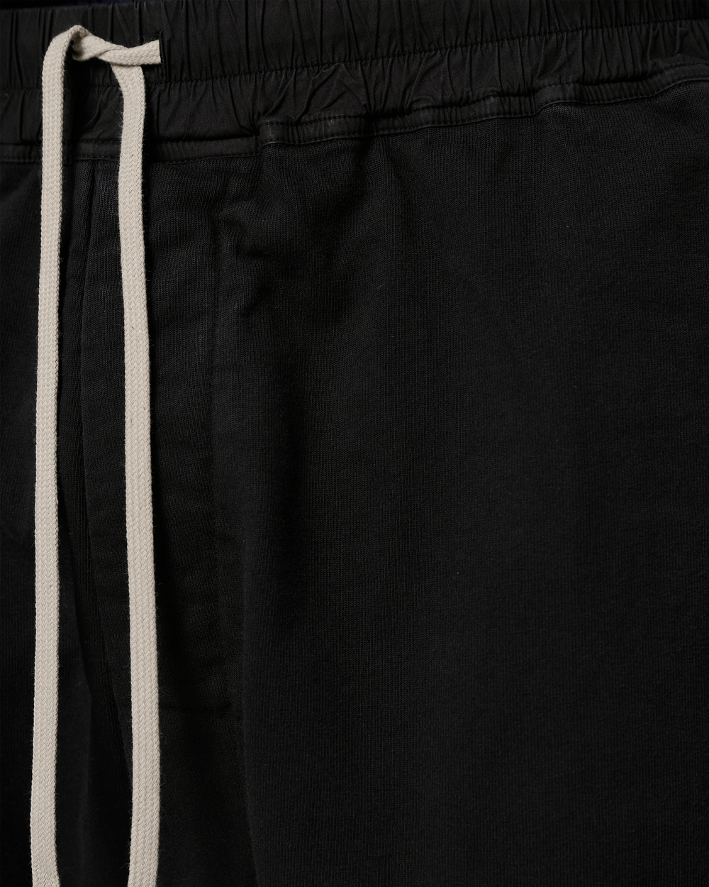 RICK OWENS DRKSHDW ШОРТЫ ЧЕРНЫЕ HOLLYWOOD DRAWSTRING PODS RIGP