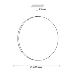 3017/DLN PALE SN 218 Светильник пластик/белый LED 48Вт 3000/4000/6000К D400 IP43 CCT SIMPLE