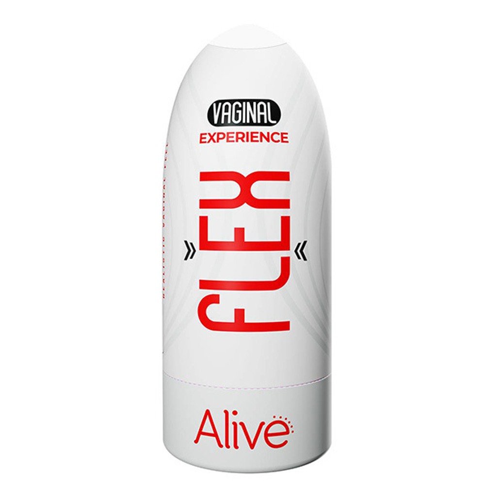 Телесный мастурбатор-вагина 16см Adrien Lastic Alive Flex Vaginal Experience