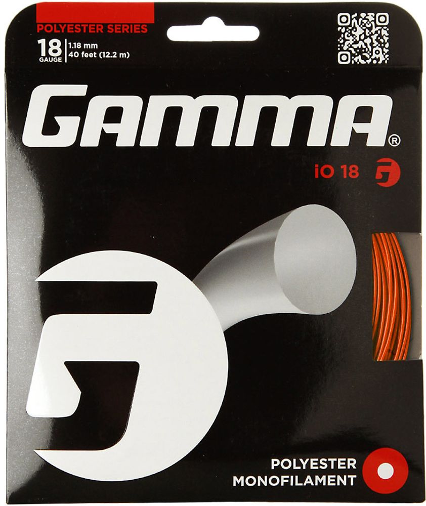 Струны теннисные Gamma iO (12.2 m) - orange