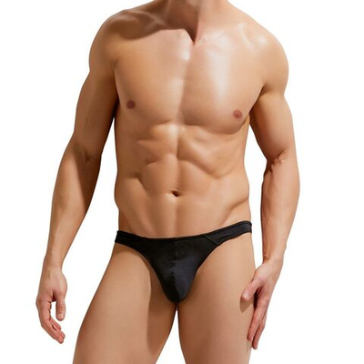 Мужские хлопковые трусы-тонги Modern Essentials Thong (Размер: S) (Цвет: черный)