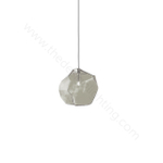 Pendant design lamp Ice Cube by Lasvit (Grey)