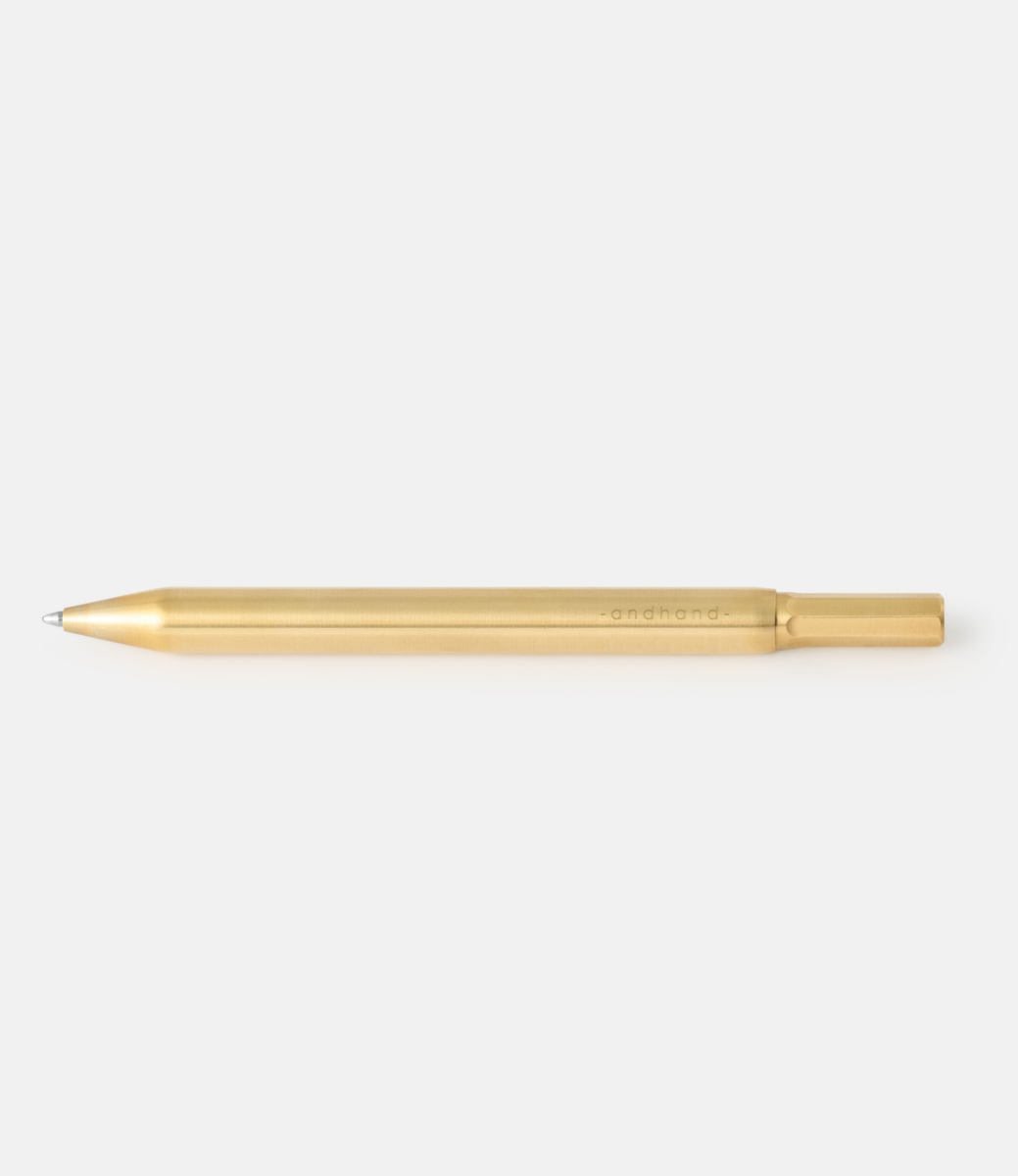 Andhand Method Pen Brass — ручка из латуни с поворотным механизмом