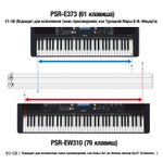 Yamaha PSR-EW310