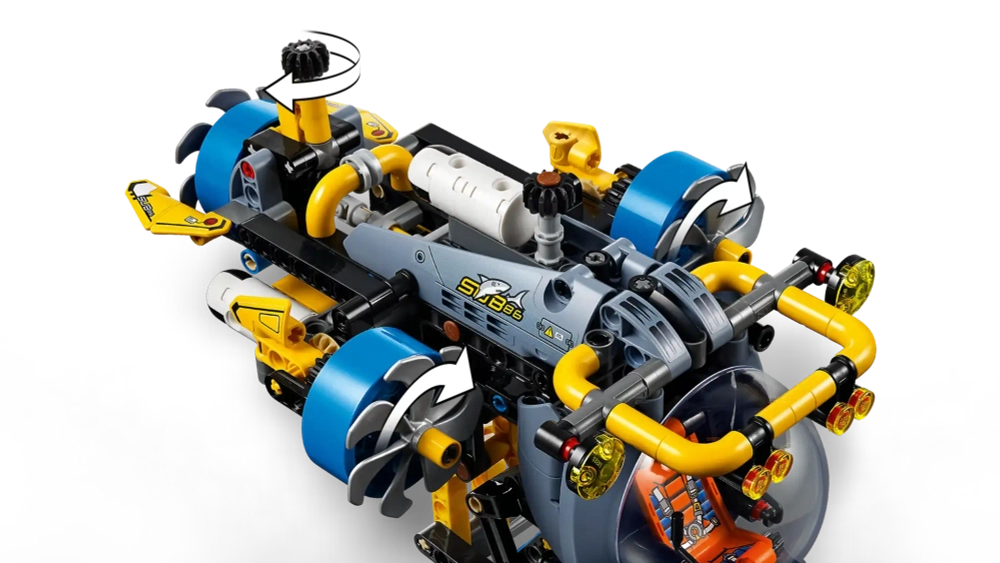 Конструктор LEGO Technic 42201 Глубоководная исследовательская подводная лодка