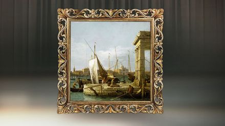 *Рама Винченцо 1594х1594 (Голд/Матовый лак)