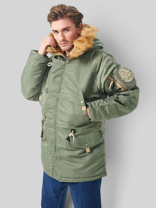 Куртка мужская зимняя Denali Husky Military (с.зеленая - supporo)