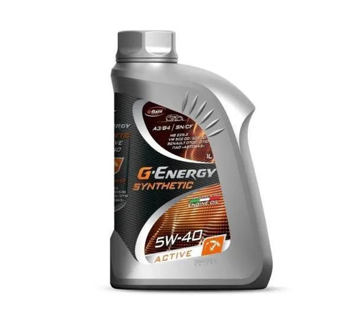 Масло G-Energy Synthetic Active 5W40 SN/CF A3/B4 (1л) синтетика