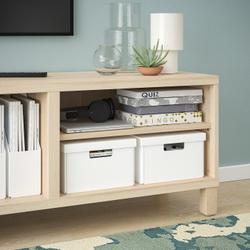 IKEA FJÄDERHARV  (ИКЕА ФЙЭДЕРХАРВ)  -  Контейнер с крышкой - белый 25х35х16 см