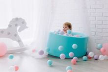Игрушка Детский сухой бассейн Romana Зефир 150 шариков (розовый / Розовый микс)