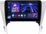 Магнитола для Toyota Camry 50 2011-2014 (рамка серебристо-черная 10) - Teyes CC3L на Android 10, CarPlay, 4G SIM-слот