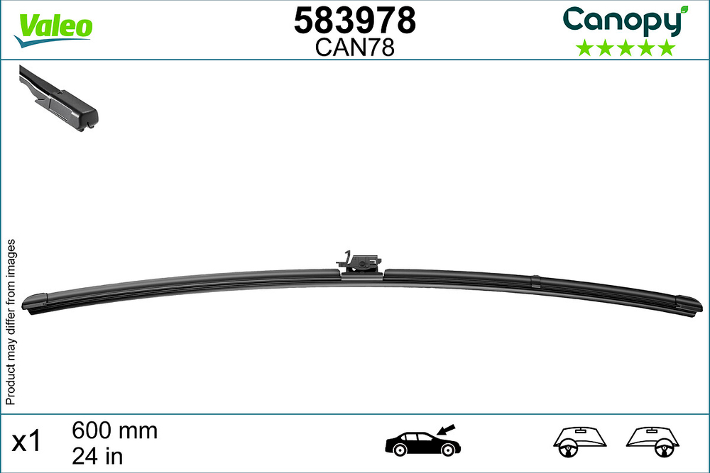 VALEO - 583978-VAL - Metlica brisaca