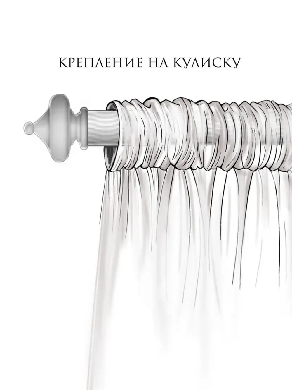 Штора из перкали на кухню, для спальни, гостиной 145х200 2шт
