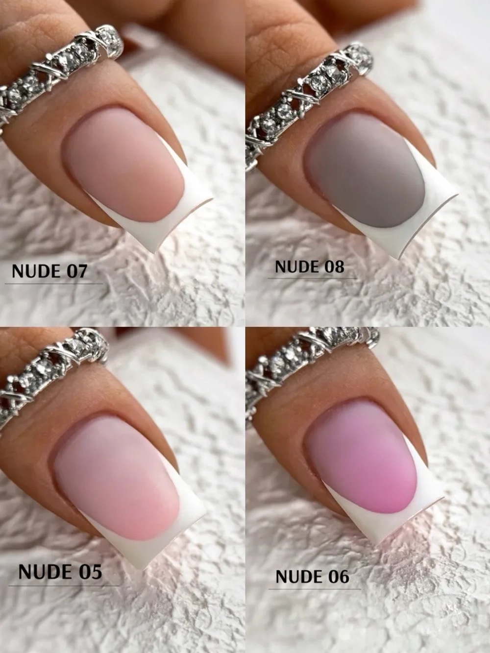 Набор жидкий полигель для ногтей Nude №02