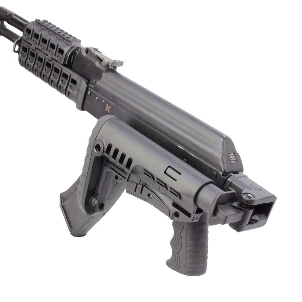 Складной приклад TBS Compact на нескладные АК, DLG Tactical