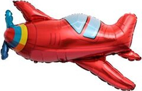 Фигура Самолет красный 35" Fl
