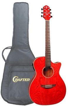 Гитара электроакустическая CRAFTER JTE 100CEQ TR Чехол