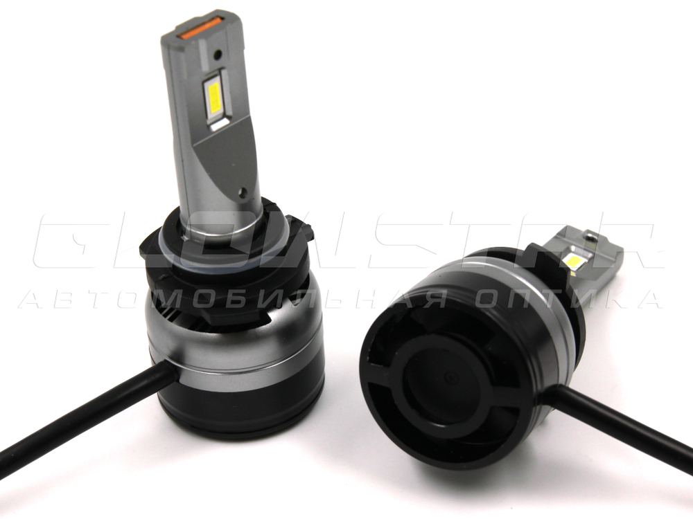 Светодиодные лампы головного света Sariti F16 HB4 (9006) с вентилятором 12V 35W 6000K (комплект, 2шт)